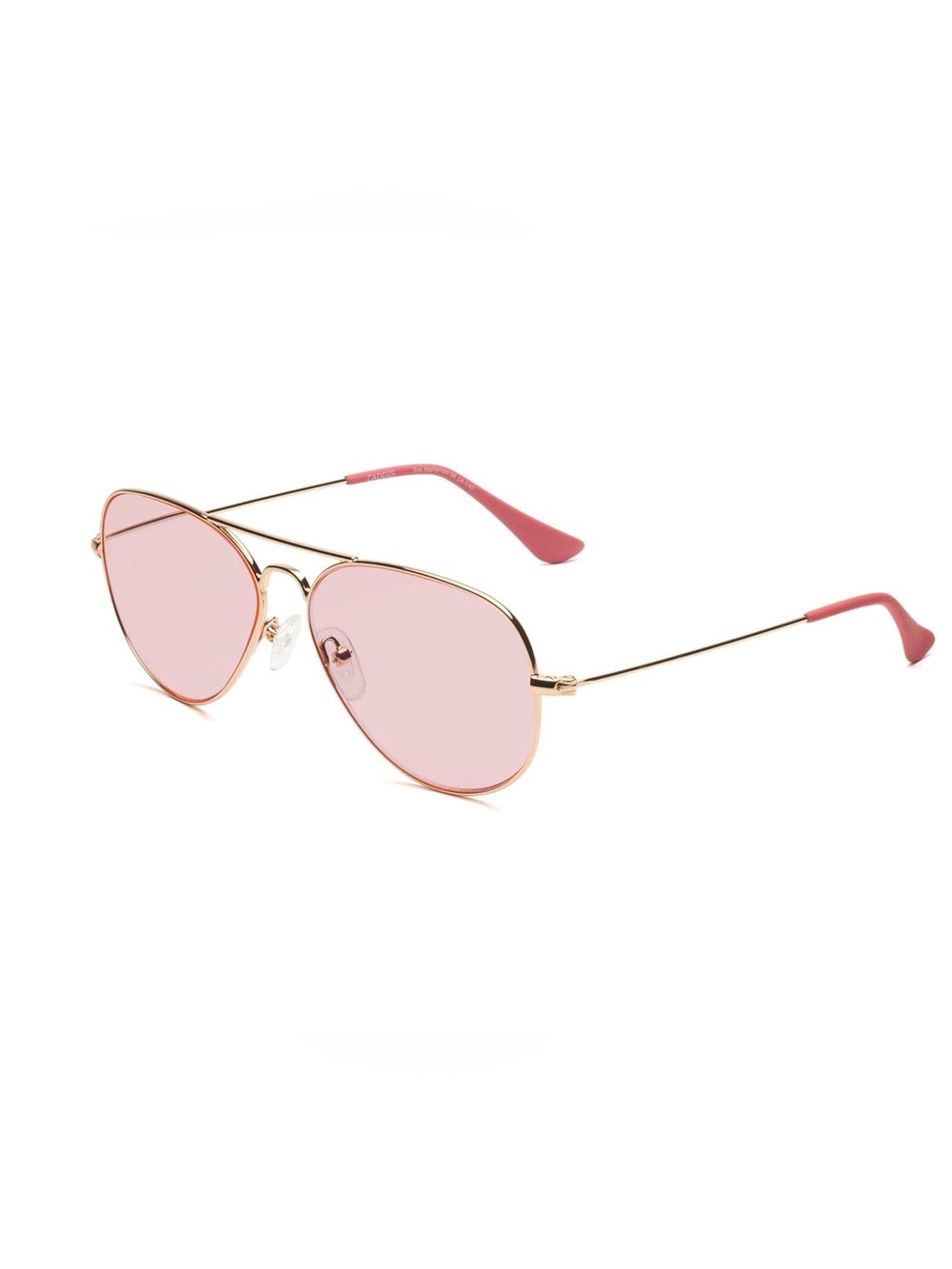 Caddis Mabuhay Aviator Retro Inspired Reading Glasses Gold/Rose Lens Power 0.00